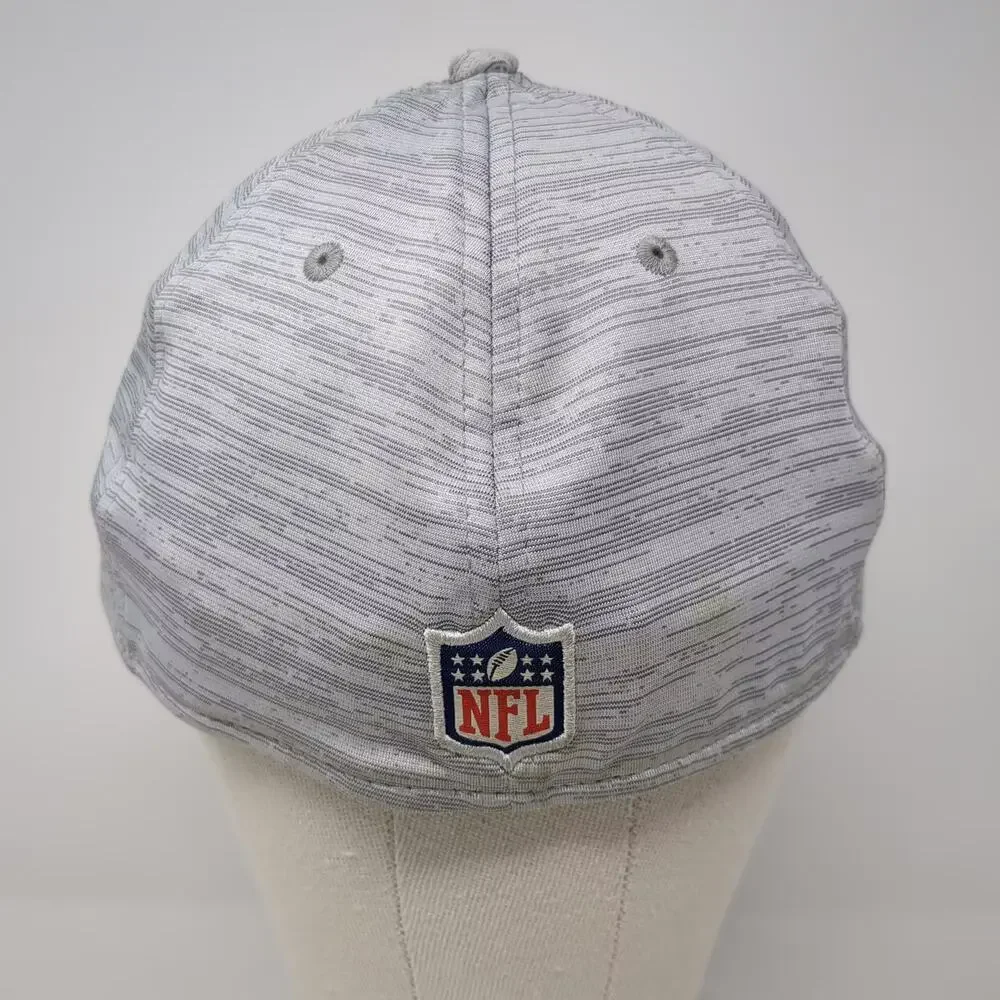New Era Los Angeles Chargers NFL 39THIRTY Gray Blue Hat Stretch Fit Size L Cap